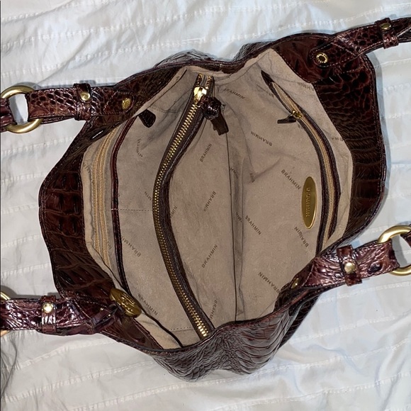 COPY - Brahmin Croc Embossed Leather Tote Bag - Picture 3 of 15